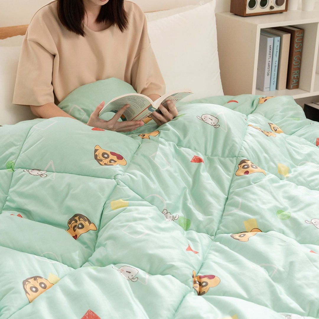 蜡笔小新WarmFeel石墨烯恒温棉被-100%纯棉表布 冬季保暖棉被 - 被子/毛毯 - 其他材质 多色
