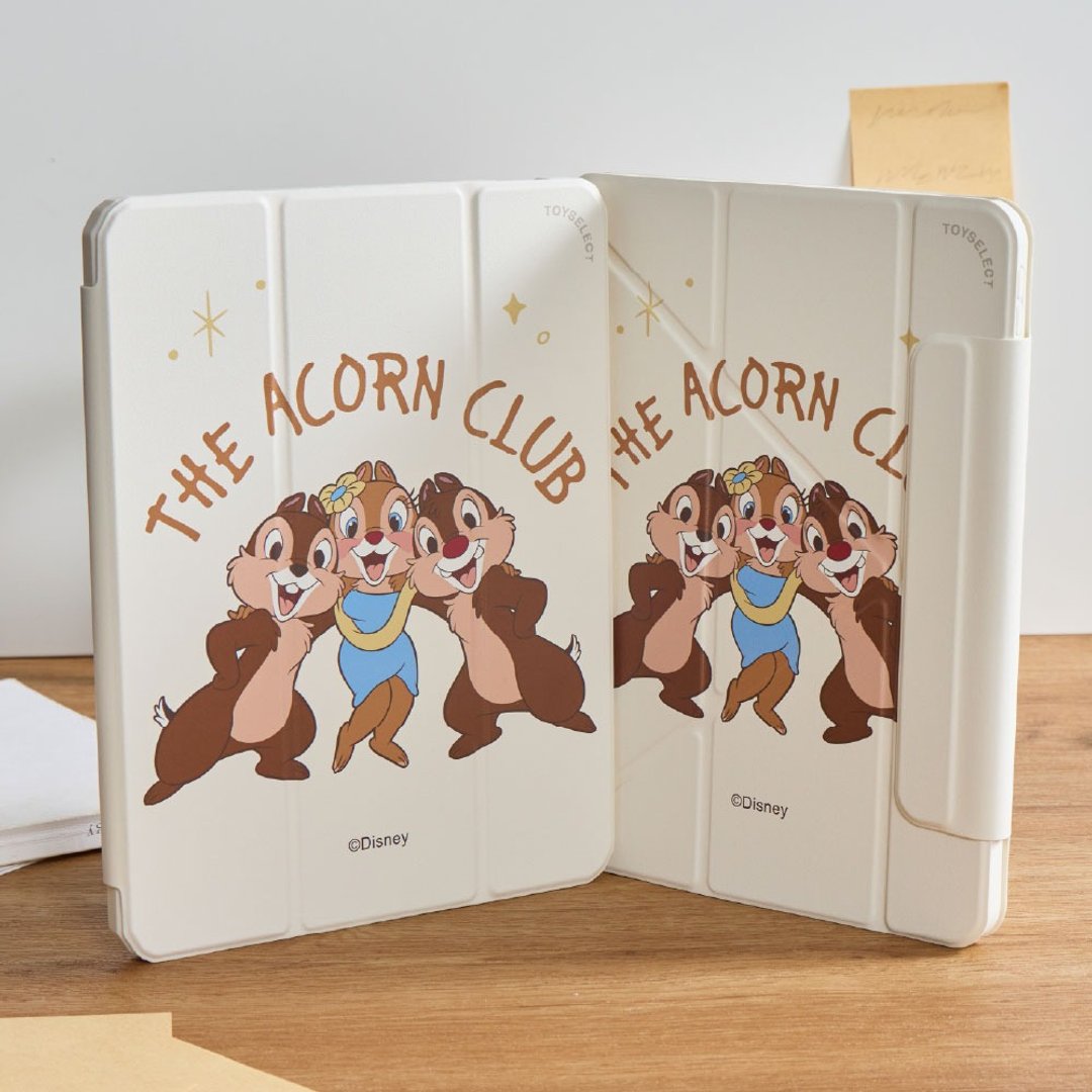 Disney 经典 - 橡果俱乐部强悍磁吸 iPad 三折/Y 折保护壳 - 平板/电脑保护壳 - 塑料 多色