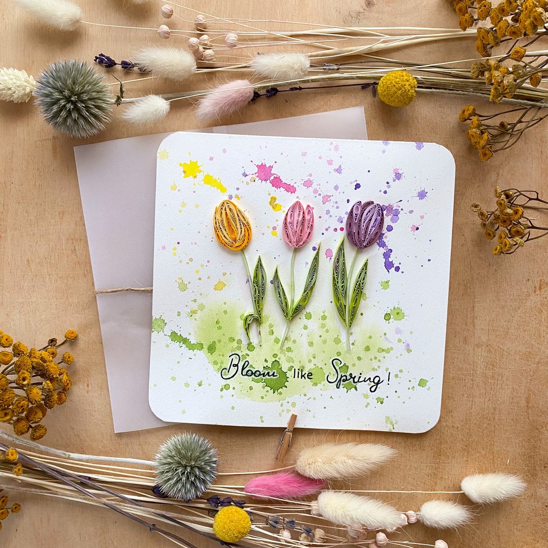 Greeting Card - Bloom like Spring - 卡片/明信片 - 纸 多色