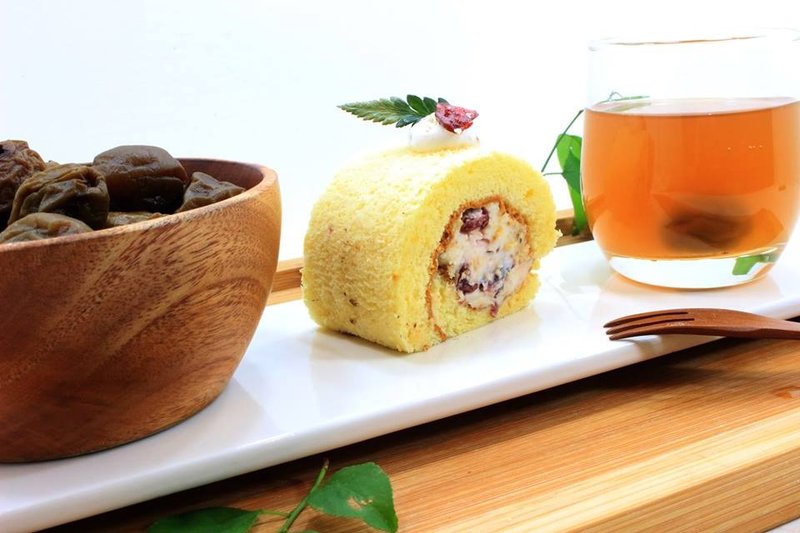 春-梅烦恼奶酪蛋糕卷 - 咸派/甜派 - 新鲜食材 黄色