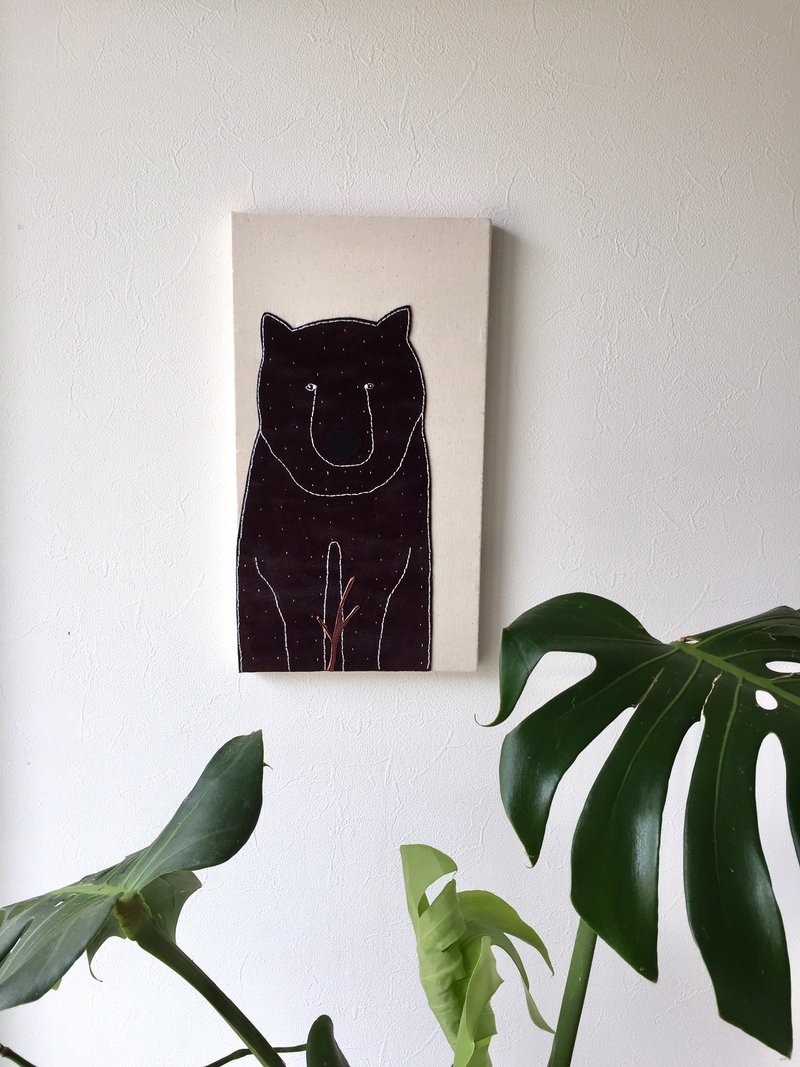 Fabric panel Ladanov twig - 海报/装饰画/版画 - 棉．麻 白色