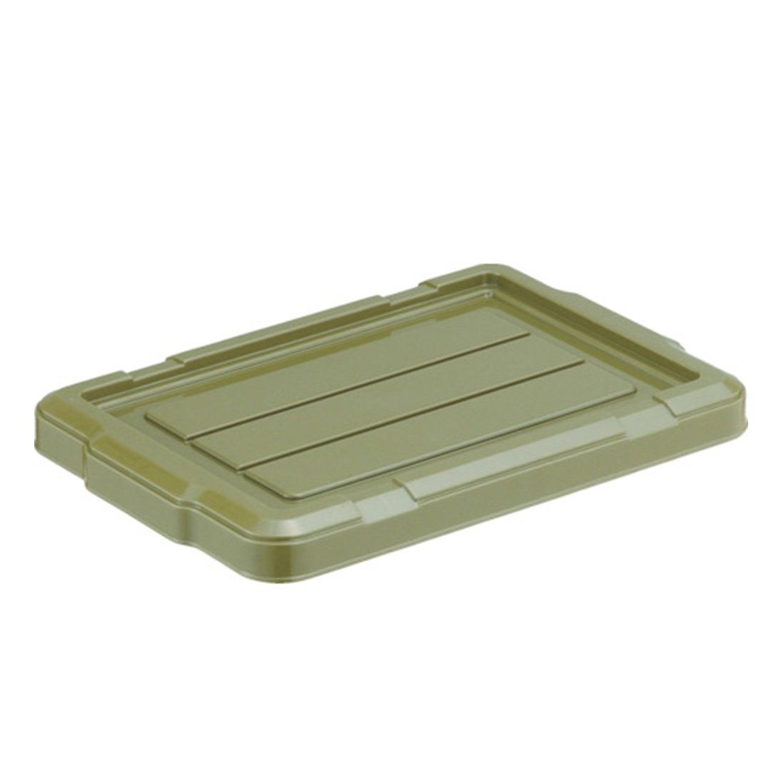 【Trusco】塑胶收纳盒-上盖 4.3L - 收纳用品 - 塑料 绿色