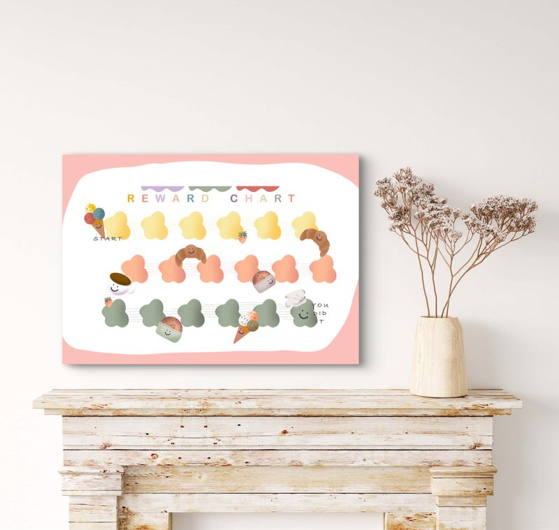 儿童奖励鼓励习惯行为自律图 电子档 正向教育 - 电子手绘真人画像/绘画/插画 - 其他材质 