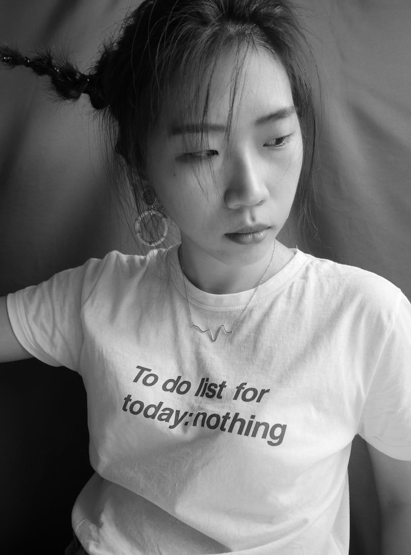 vividesign 银色心电图项链 - 项链 - 纯银 银色