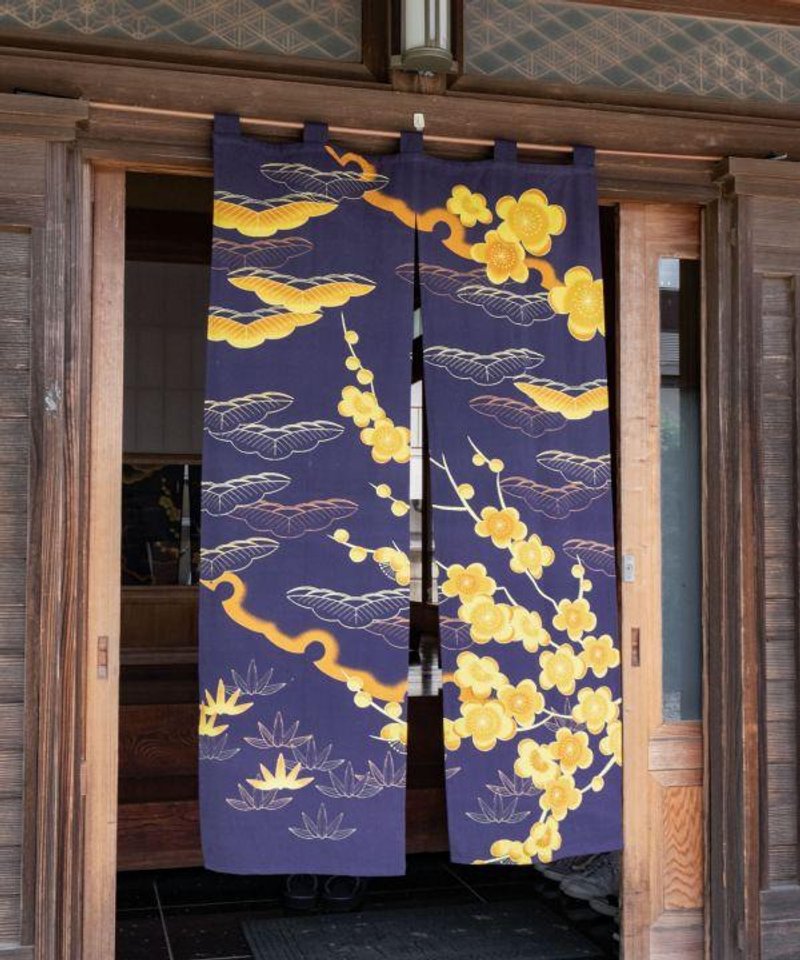 Japanese Flower Scene NOREN Curtain - 门帘/门牌 - 其他材质 