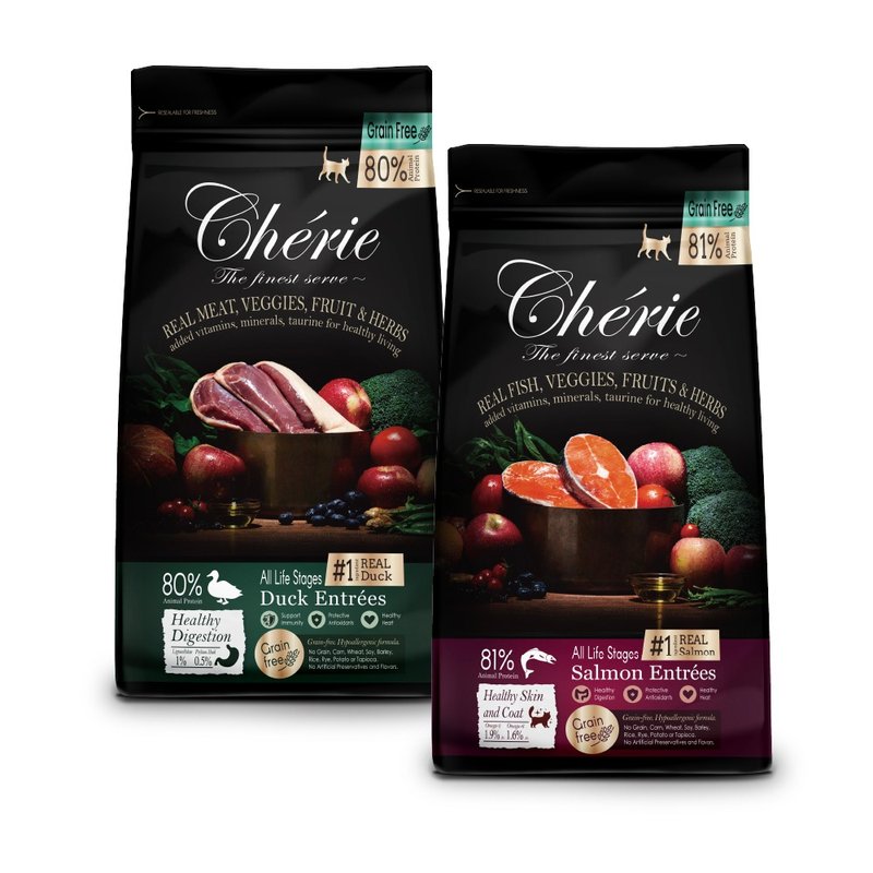 猫主食 | 法丽 | 真肉配方全营养猫粮 无谷配方 | 2种口味 | 2kg - 猫罐头/鲜食 - 其他材质 