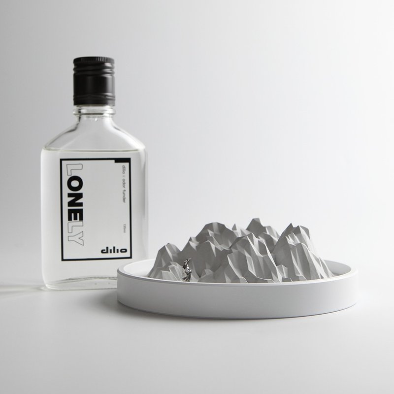 【绝版限量】Lonely...水泥扩香座 + odor funder 联名香氛组合 - 香薰/精油/线香 - 水泥 灰色