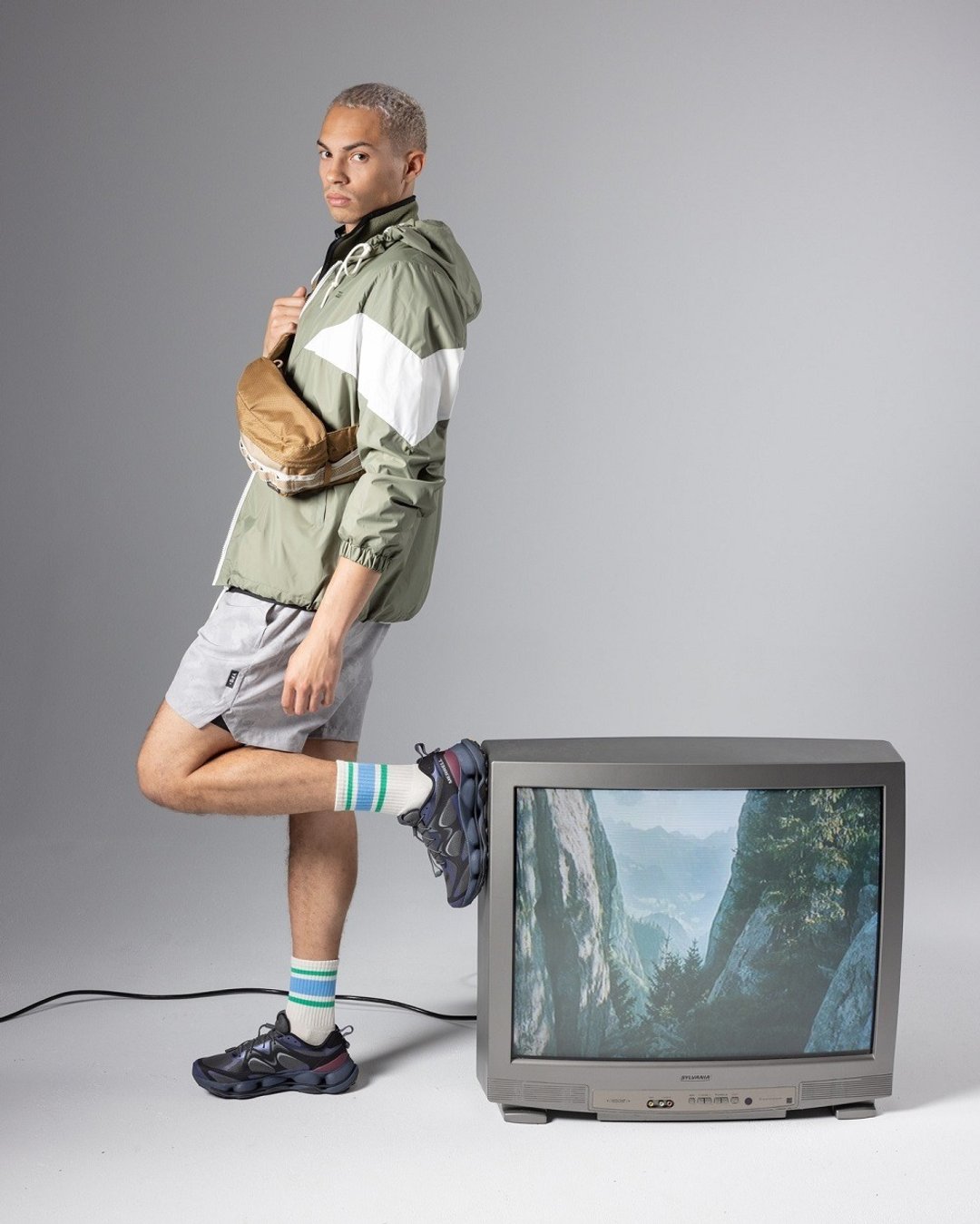 MERRELL SPEEDARC MATIS 登山健行鞋 男鞋-黑紫色 - 男款运动鞋/球鞋 - 其他材质 