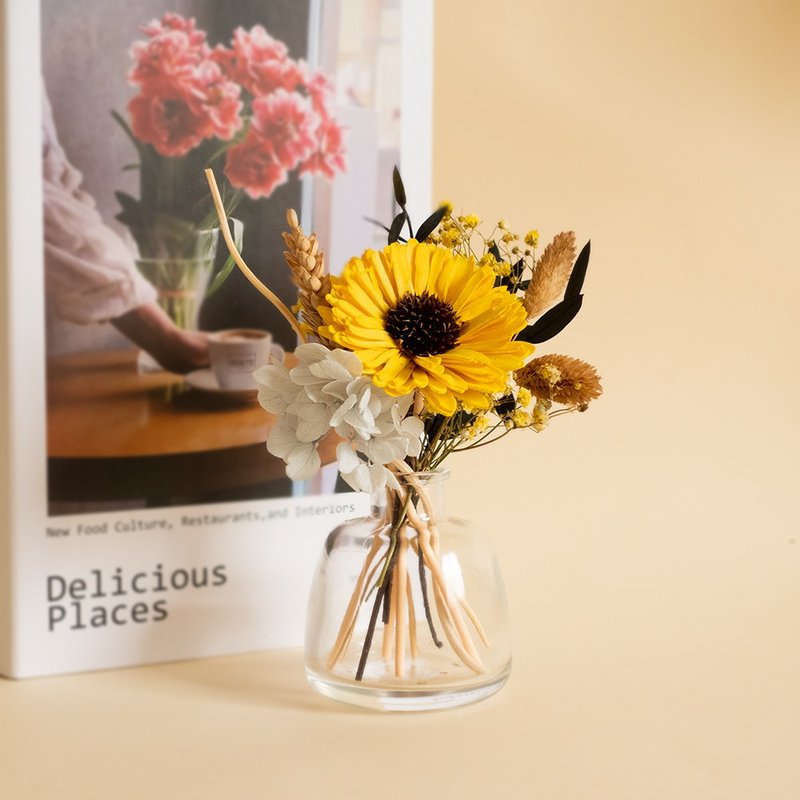 太阳花款  情人 七夕 扩香 扩香花组 室内香氛 父亲节 毕业礼物 - 香薰/精油/线香 - 植物．花 粉红色