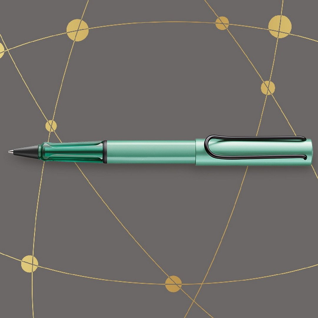 【雷雕刻字】LAMY 钢珠笔 限量 /AL star 2025 -薄荷绿 - 钢珠笔 - 铝合金 绿色