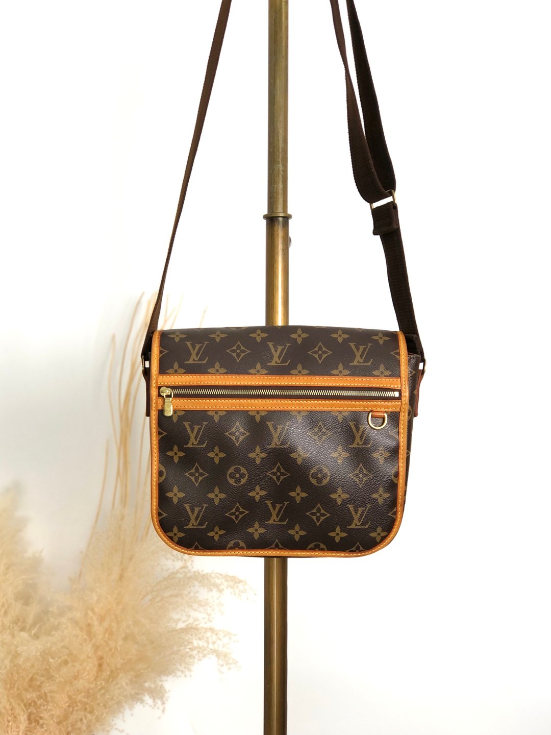 【日本直送 名牌二手包】LOUIS VUITTON Monogram 侧背包 棕色 Bos phore PM M40106 vintage y7ndbw - 侧背包/斜挎包 - 防水材质 咖啡色
