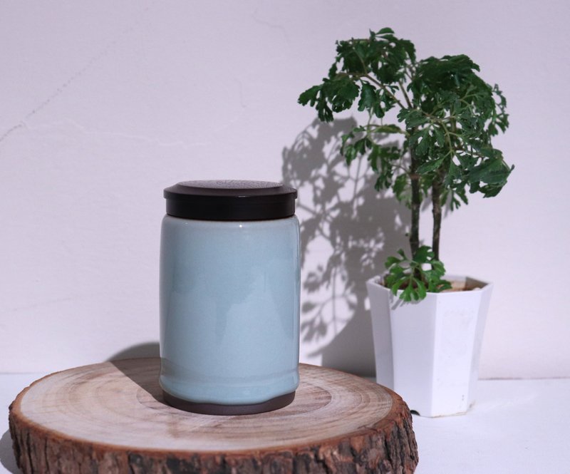 【汝窑 天青色】茶仓 台湾陶瓷茶仓  Ceramic - 茶具/茶杯 - 陶 