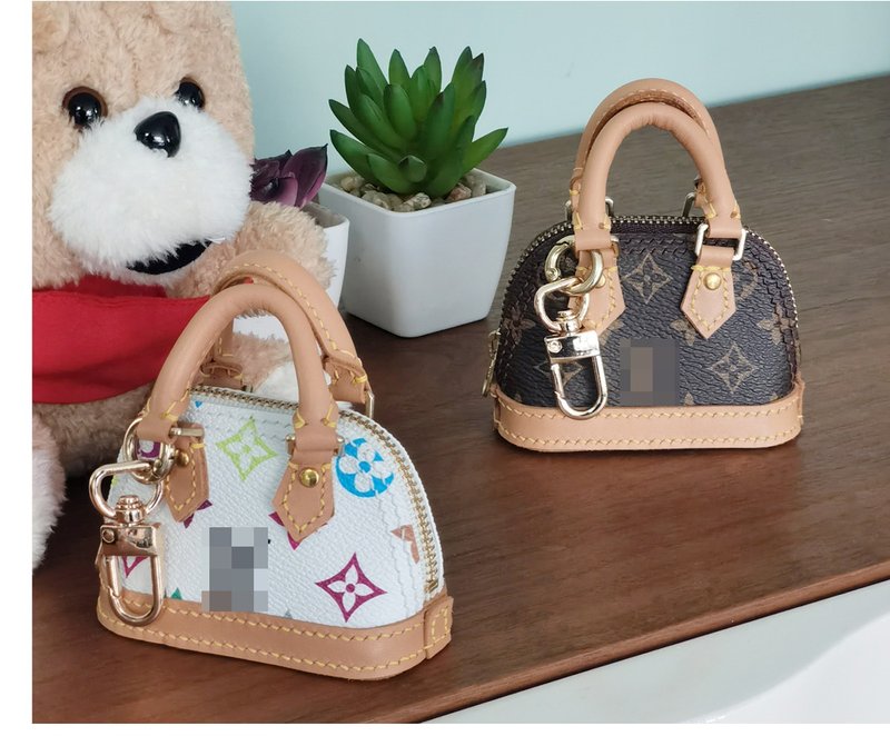 手作皮革diy材料包airpods保护套 mini贝壳包 耳机收纳包 娃娃包 - 皮件 - 真皮 