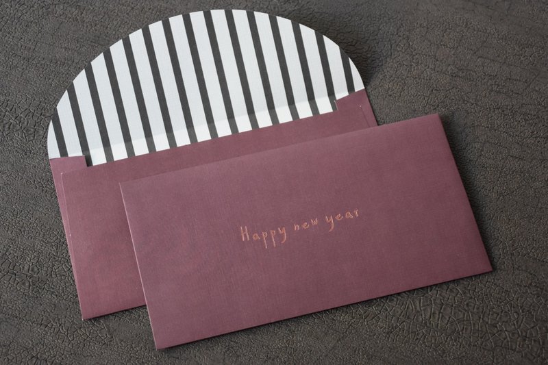 红包袋 / 手写 happy new year 台湾制 / 欧式红包袋 - 红包/春联 - 纸 