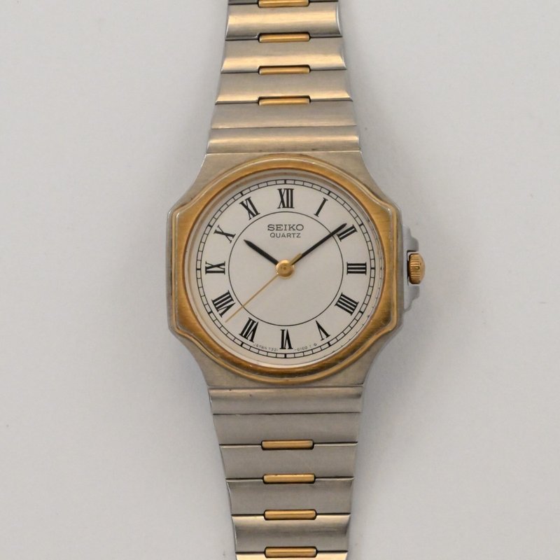 包邮 SEIKO 精工 Ref.7321-0030 女款 石英腕表 古董表 复古表 日本直送 - 女表 - 不锈钢 白色