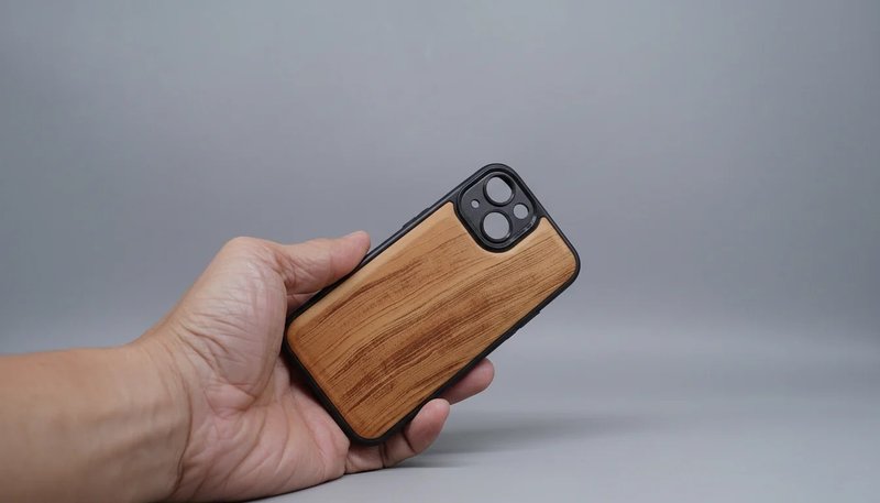 【永续循环】iPhone 13系列展示品出清 实木防摔壳 台湾桧木 - 手机壳/手机套 - 木头 