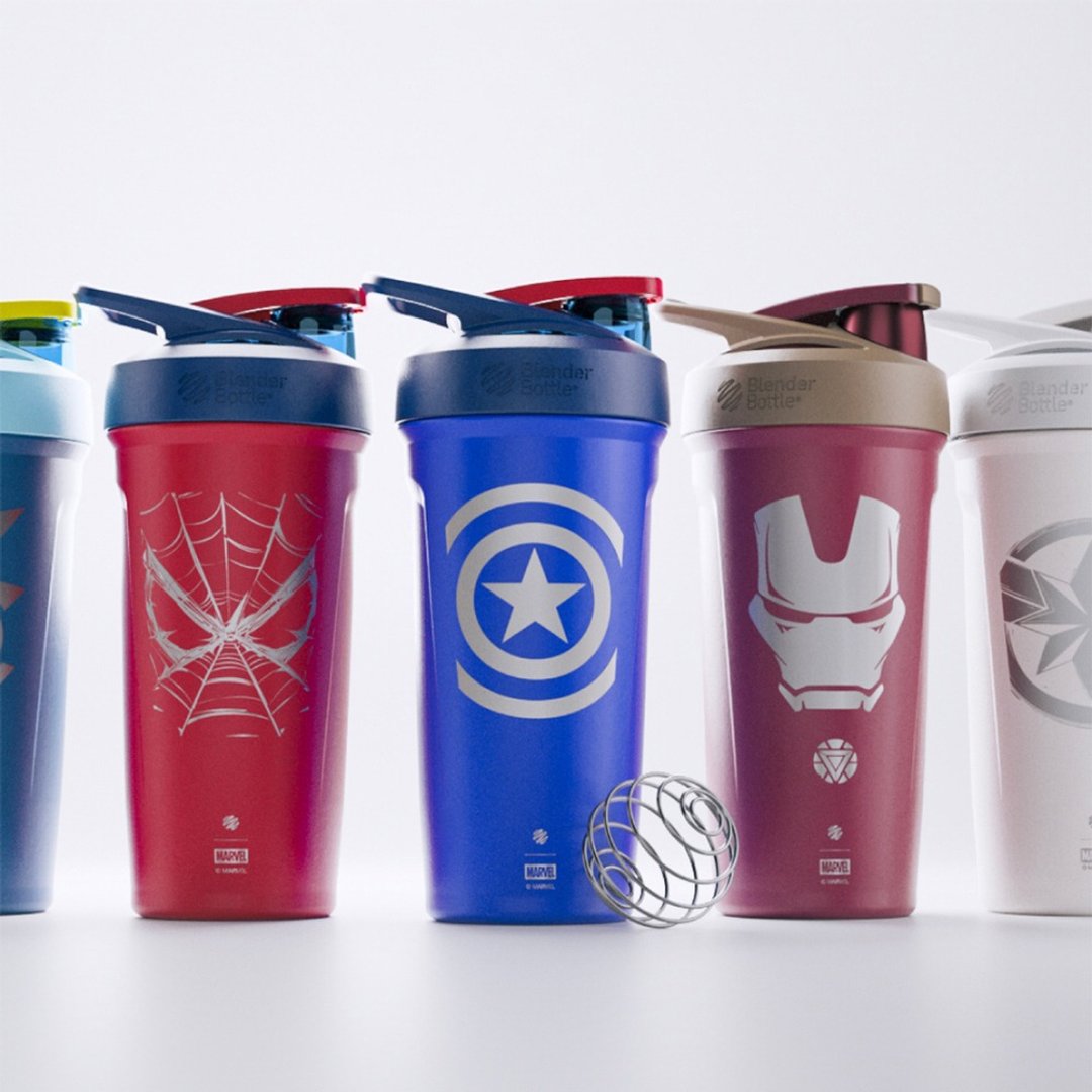 【BlenderBottle•Marvel】Strada不锈钢 安全锁扣式摇摇杯24oz - 保温瓶/保温杯 - 不锈钢 