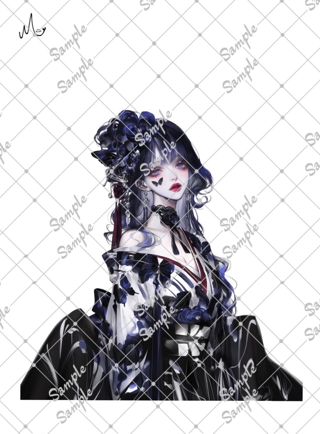 原创人物贴纸 10月新品 - 贴纸 - 纸 