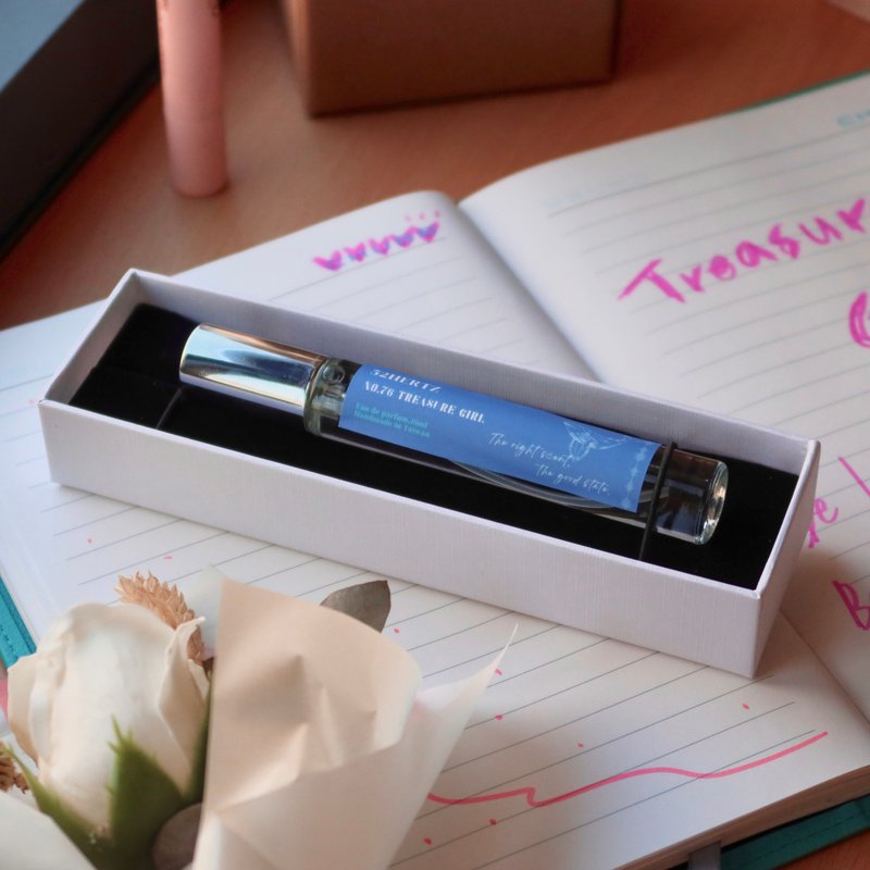 【香氛送礼】NO.76 宝藏女孩/香氛喷雾 10ml随身款、50ml款式 - 香薰/精油/线香 - 精油 蓝色