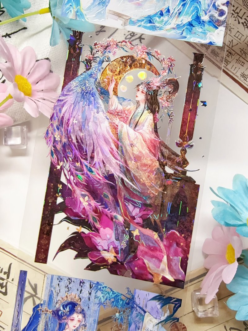 国色天香 PET 紙膠帶 貝殼光 10米卷 - 纸胶带 - 其他材质 