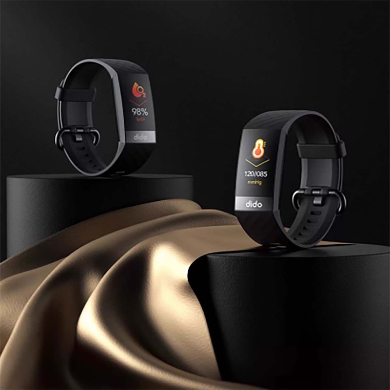【免运】血糖测量仪手环心率血氧监测仪心电图智能手表DiDo R66 - 数码小物 - 其他材质 多色