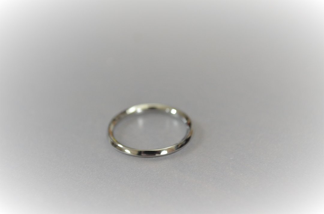 64 Titanium Ring No.9/Gr5/Tetra - 戒指 - 其他金属 银色