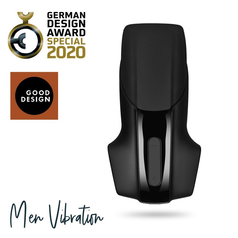 德国Satisfyer Men Vibration 电动飞机杯 - 情趣用品 - 其他材质 黑色