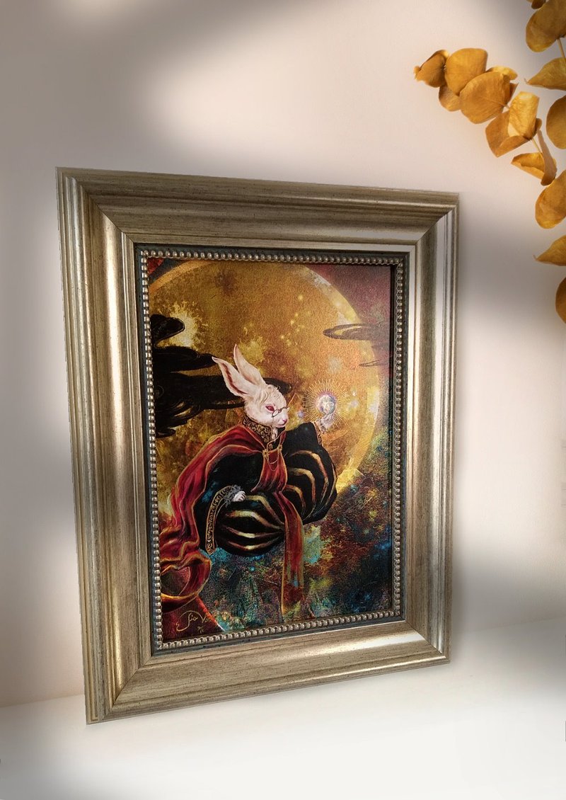 极光月兔-玉兔神 - 摆饰 - 纸 