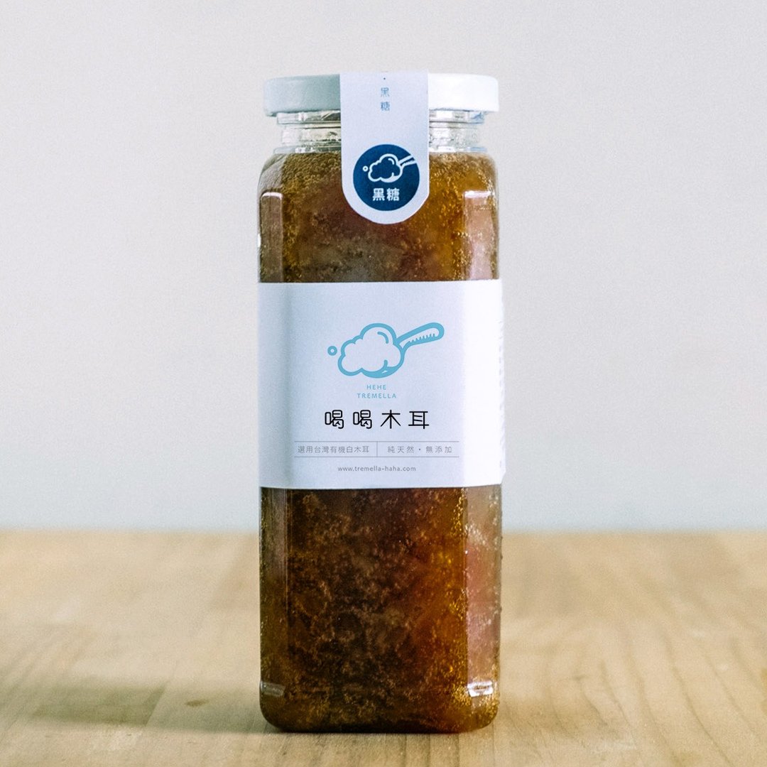 黑糖浓缩白木耳 Snow Fungus with Brown Sugar - 谷物麦片 - 新鲜食材 白色
