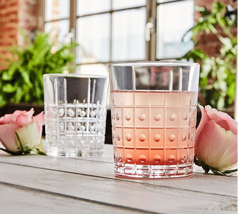 意大利 Bormioli Rocco ESTE 雕花圆点杯 (共四款) - 酒杯/酒器 - 玻璃 白色