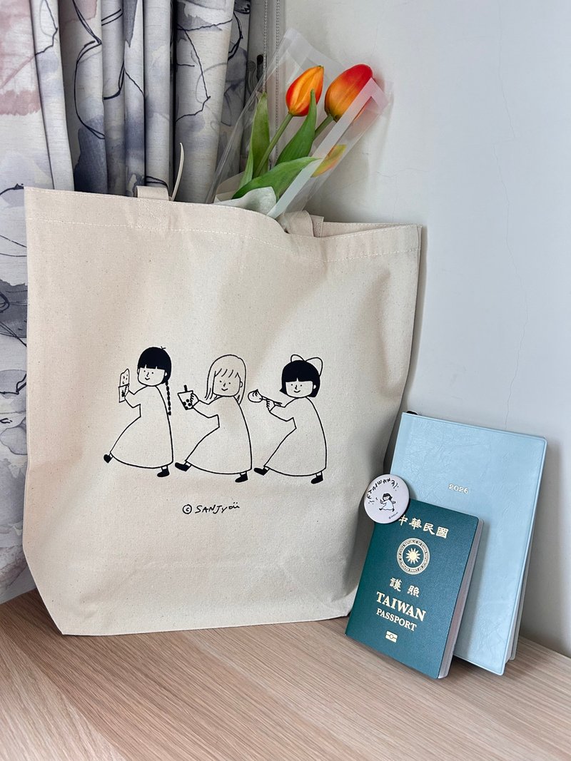 台湾女子托特包 - 侧背包/斜挎包 - 棉．麻 