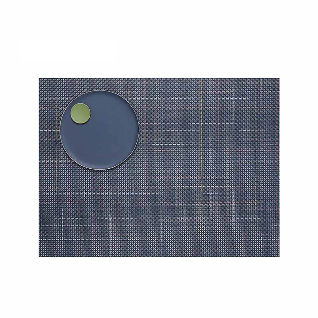 竹编POP系列餐垫36*48cm-深蓝烟火 - 餐垫/桌巾 - 塑料 蓝色