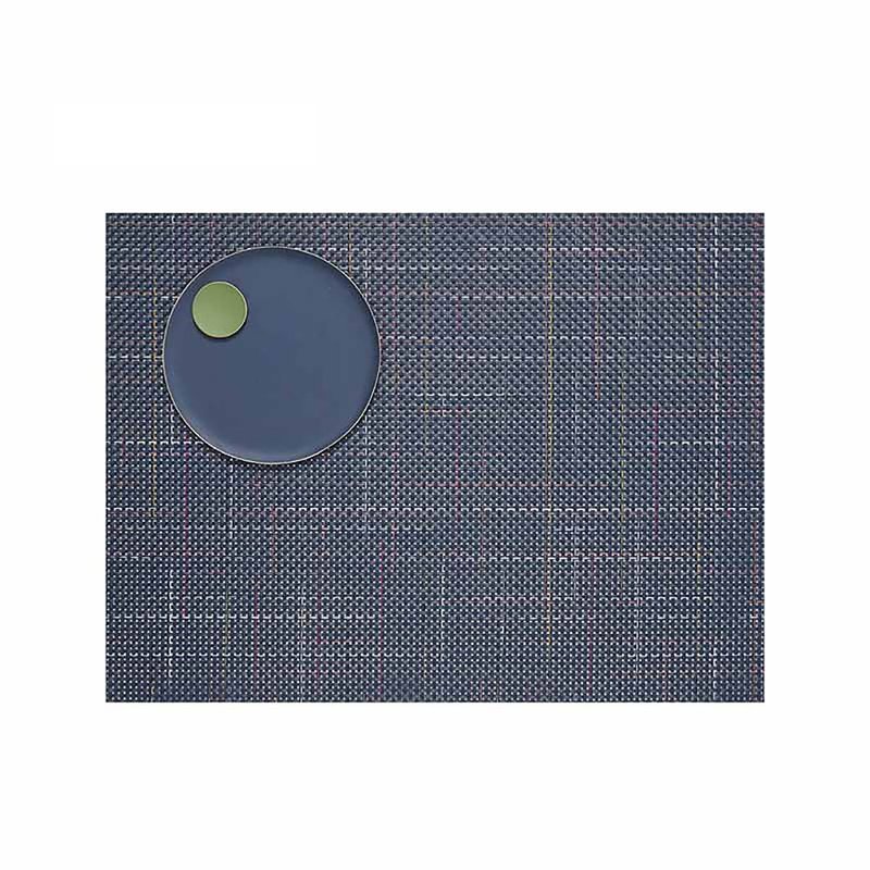 竹编POP系列餐垫36*48cm-深蓝烟火 - 餐垫/桌巾 - 塑料 蓝色