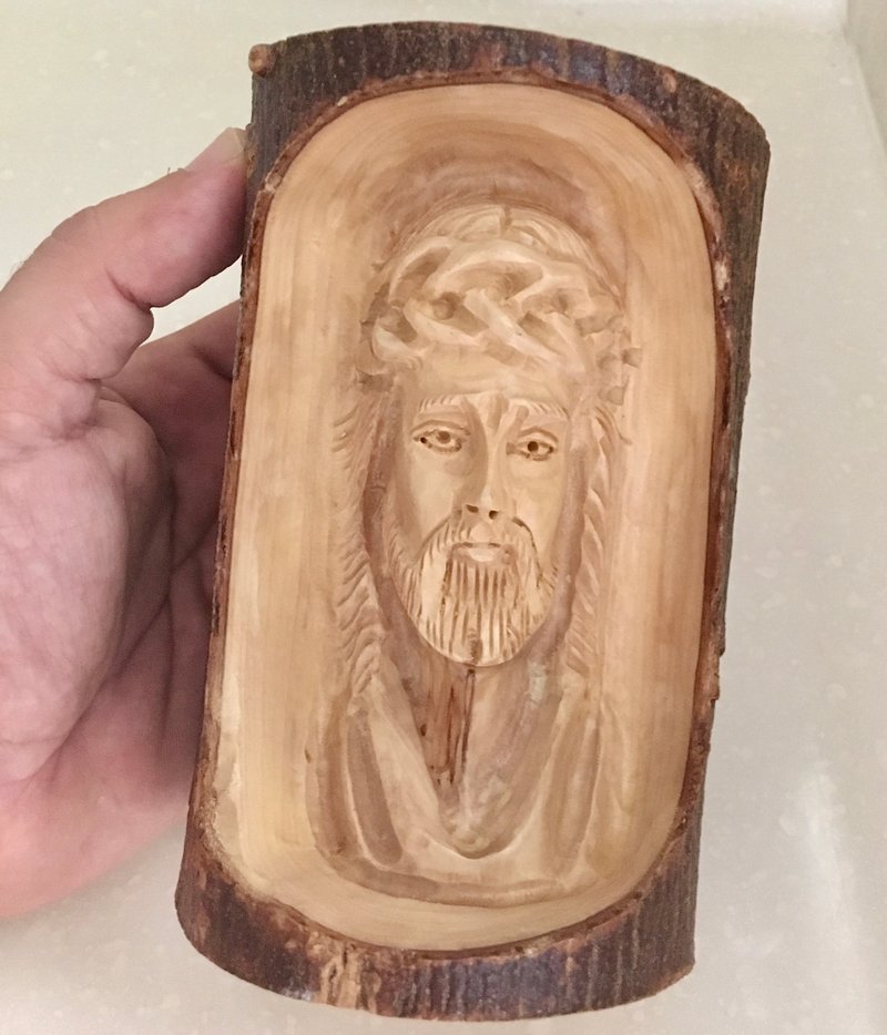 以色列进口 手工雕刻 橄榄木 耶稣 圣像 摆饰 (壹尊) 16001 - 摆饰 - 其他材质 