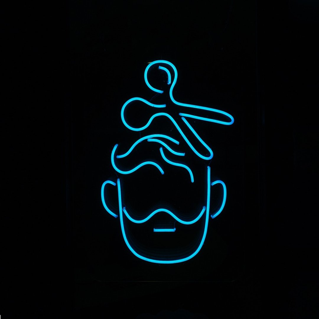 理发剪发霓虹灯LED发光字Neon Sign广告招牌Logo餐厅酒吧装饰 - 灯具/灯饰 - 压克力 透明