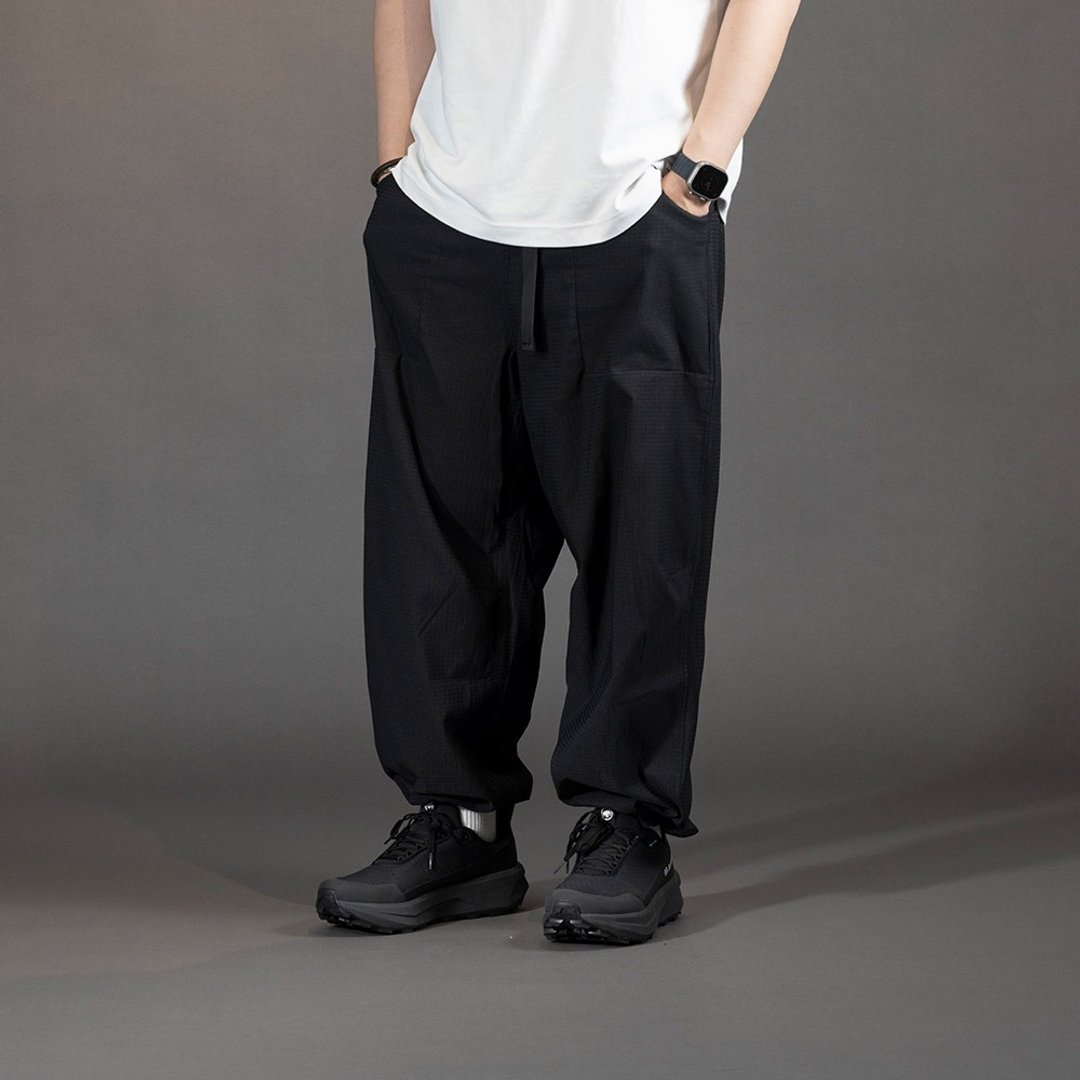【KAVU】U/O Lite Pant 日系户外茧型长裤 黑色 中性款 #LE003 - 男士长裤 - 其他人造纤维 