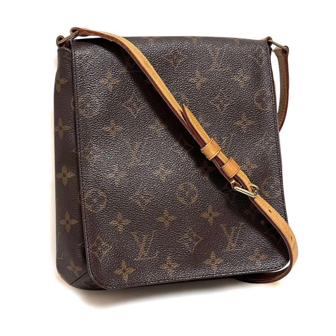 正品 Louis Vuitton 路易威登 Musette Salsa 短款肩背包 Monogram LM0050 二手 - 侧背包/斜挎包 - 其他材质 