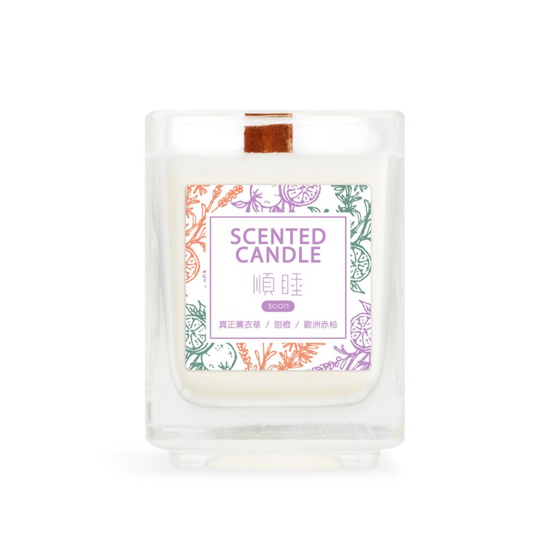 顺睡 soon 舒眠精油蜡烛 I 方杯 - 香薰/精油/线香 - 精油 