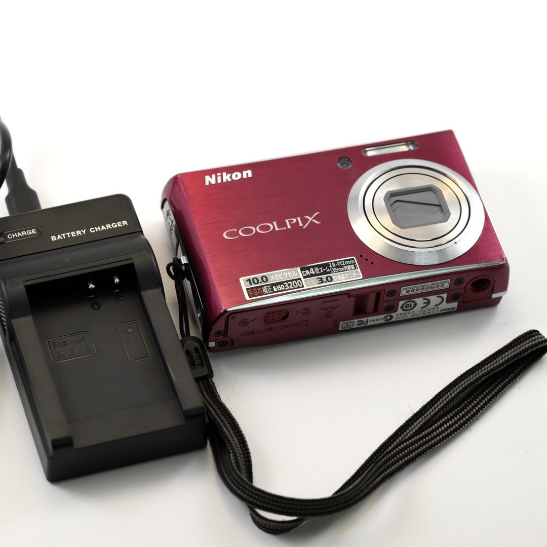 包邮 Nikon/Nikon Coolpix s610 红色数位相机 双手数位相机 尼康数相机 日本直邮 - 相机 - 其他金属 红色