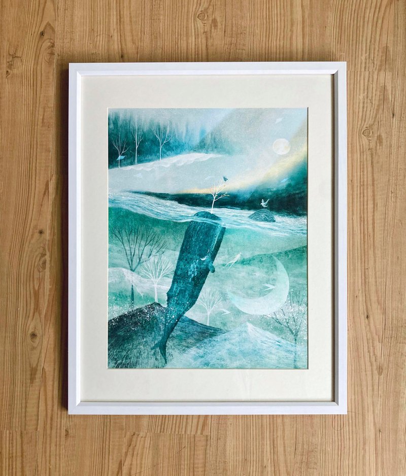 【定制化礼物】 画出你的内心风景 \ 含裱框 - 海报/装饰画/版画 - 纸 