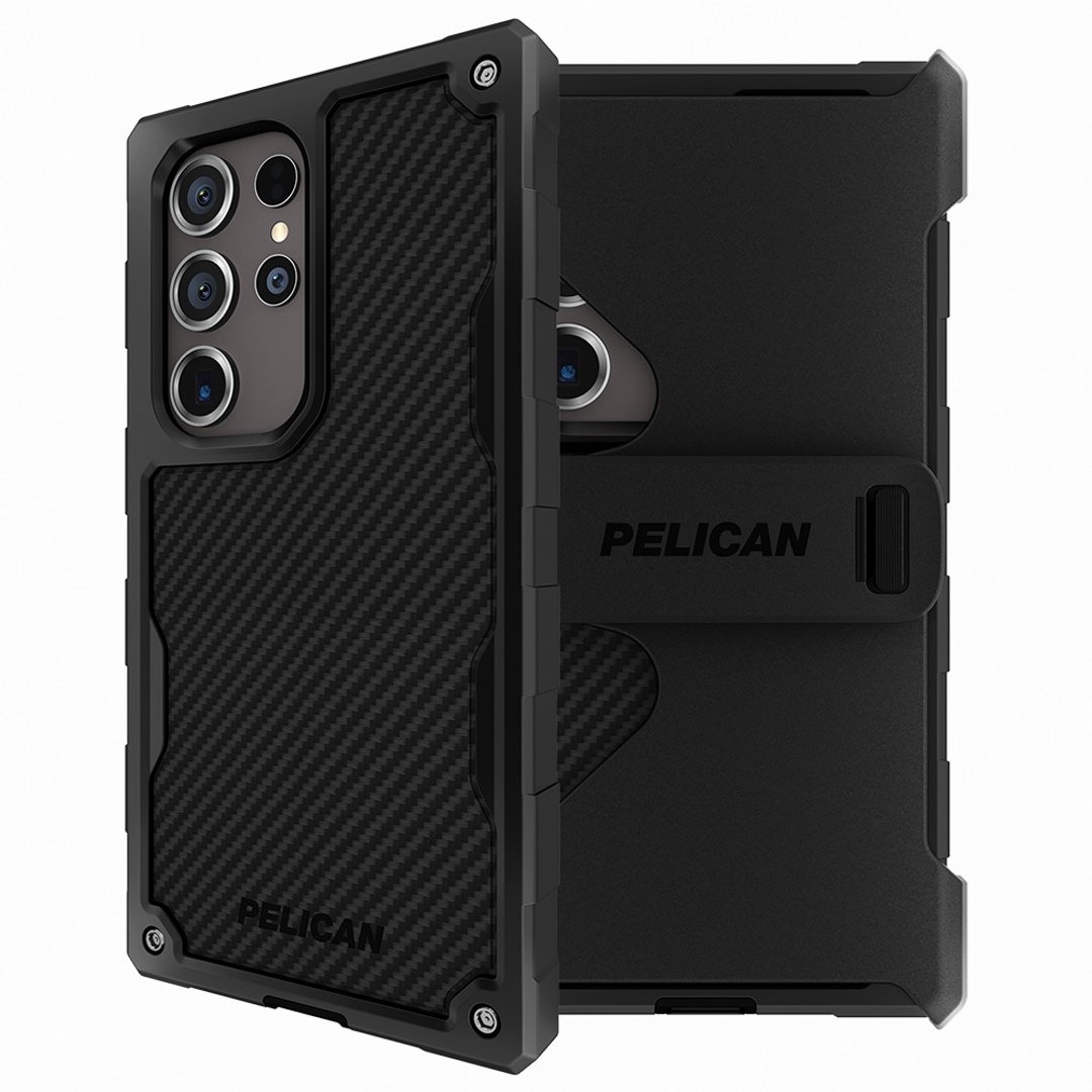 Pelican 派力肯 三星 S24 Ultra Shield 防护盾极防摔 碳纤纹理 - 手机壳/手机套 - 塑料 