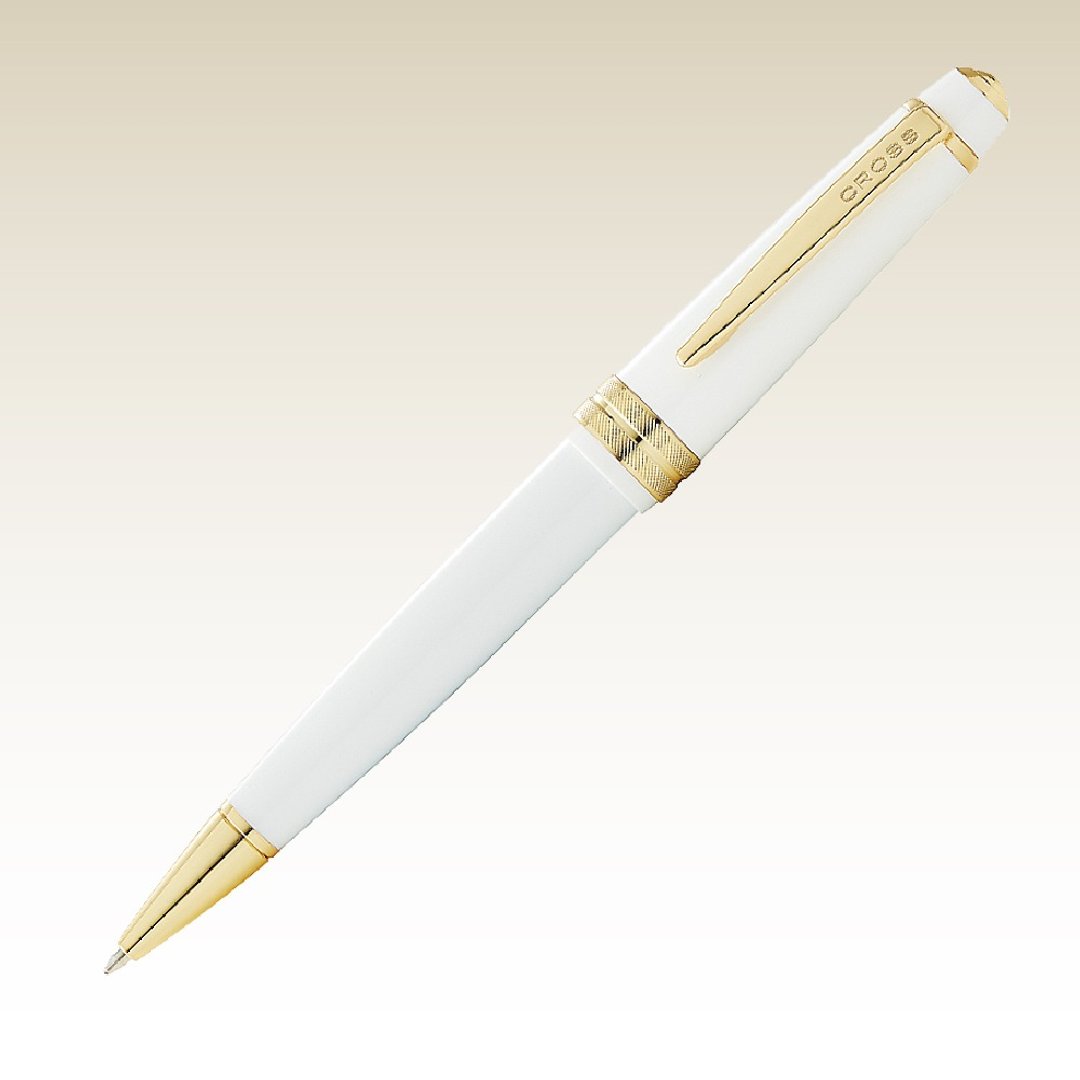 CROSS Bailey Light贝礼轻盈系列金夹亮白原子笔  (原厂正货) - 圆珠笔/中性笔 - 树脂 白色