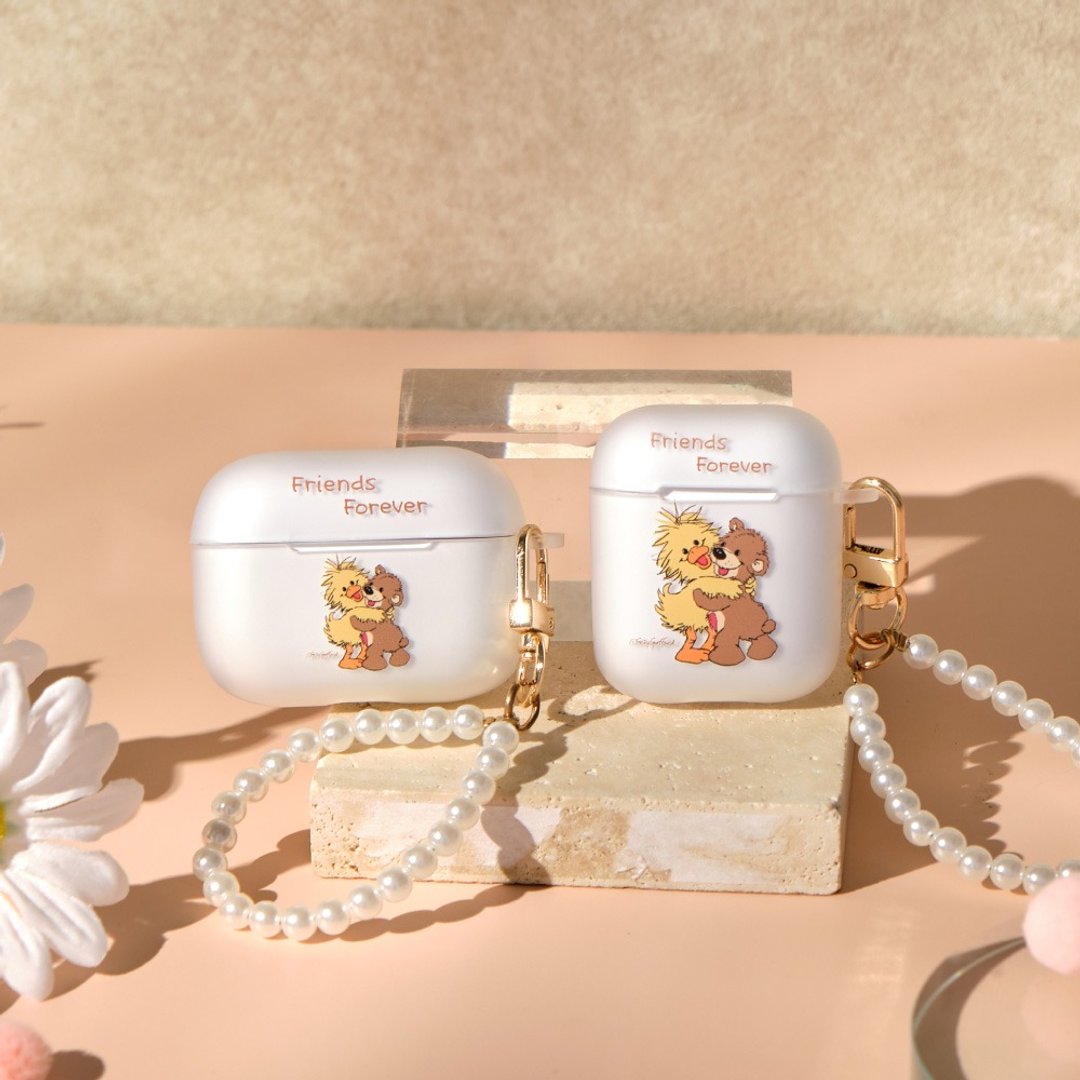 Suzy's Zoo Witzy 与 Boof 温暖拥抱迷雾系列 AirPods 保护套 - 耳机收纳 - 塑料 透明