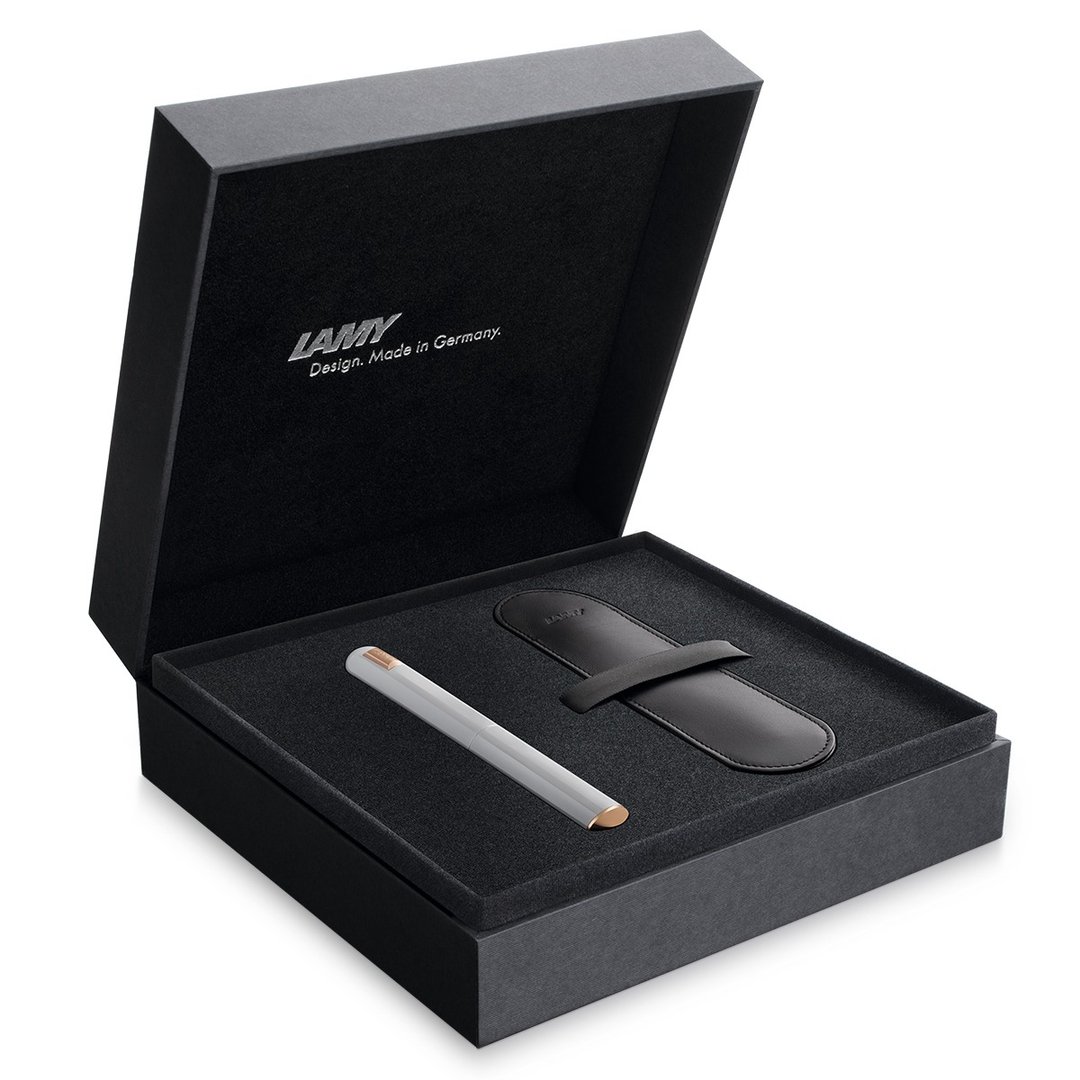 LAMY 钢笔笔套礼盒  / Dialog CC 焦点系列 -  White 靓亮白 - 钢笔 - 铝合金 白色