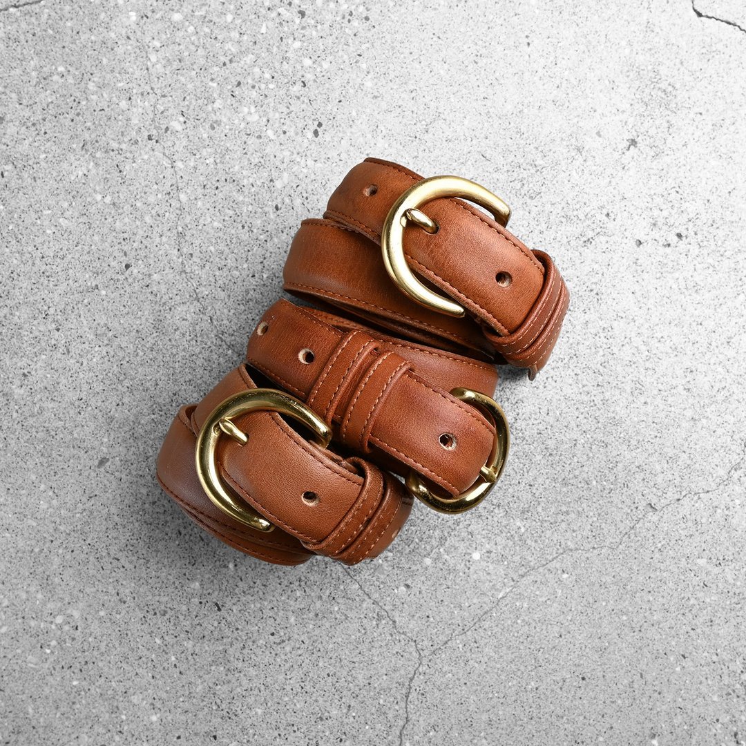 Coach 皮带 / Vintage 古着 / 台北古着店 - 皮带/腰带 - 真皮 咖啡色