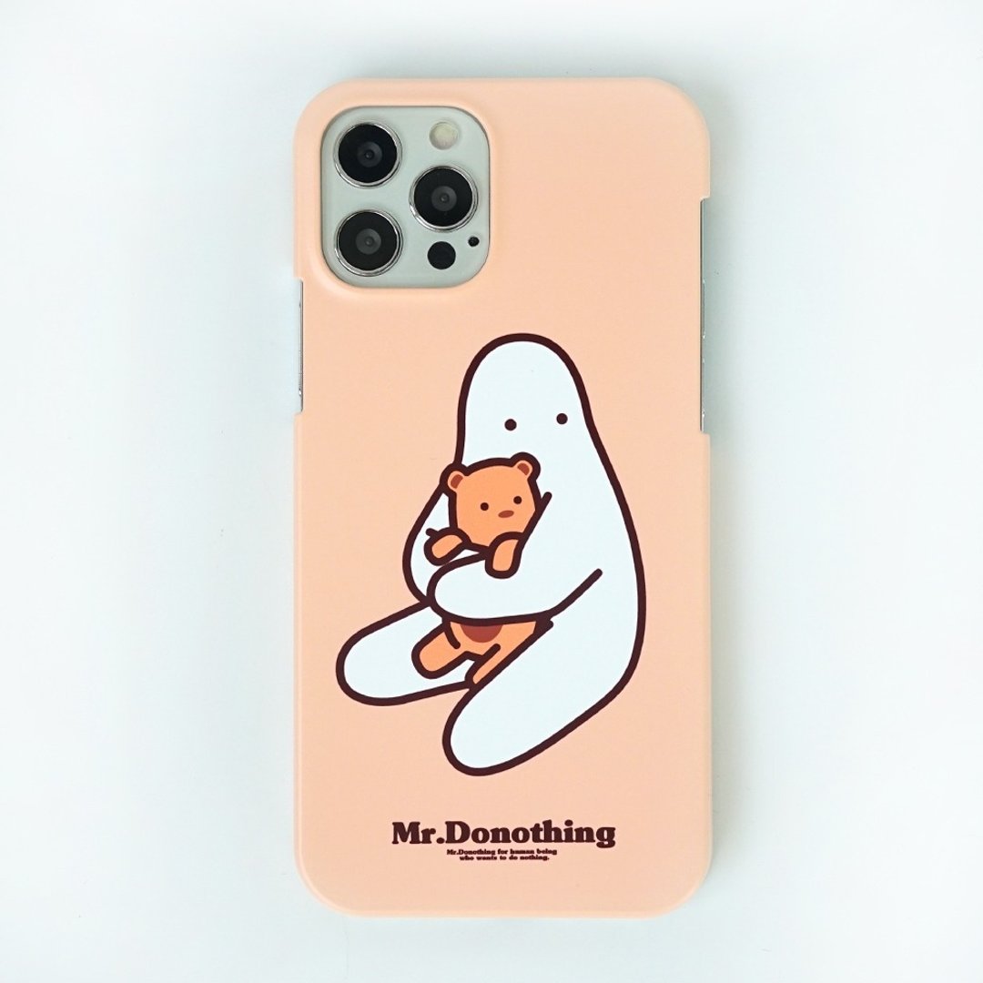 Mr. Donothing iphone case 12 teddy bear - 手机壳/手机套 - 塑料 橘色