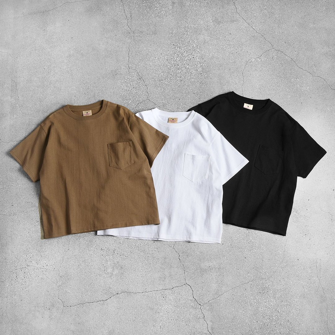GOODWEAR美制棉质口袋短Tee / 短版Tee、素T、口袋素Tee、棉T推荐 - 女装 T 恤 - 棉 多色