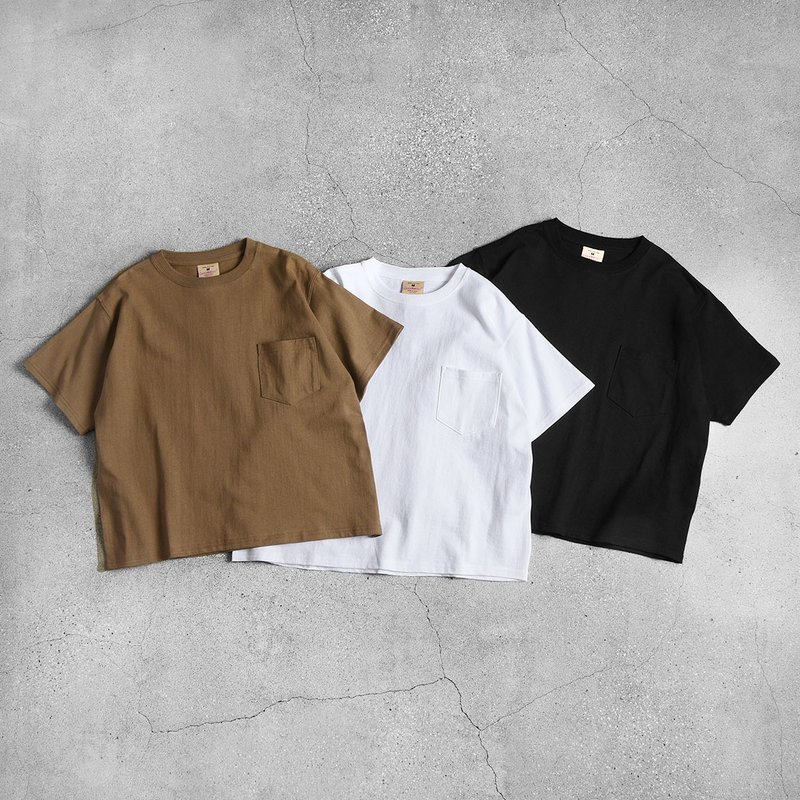 GOODWEAR美制棉质口袋短Tee / 短版Tee、素T、口袋素Tee、棉T推荐 - 女装 T 恤 - 棉．麻 多色