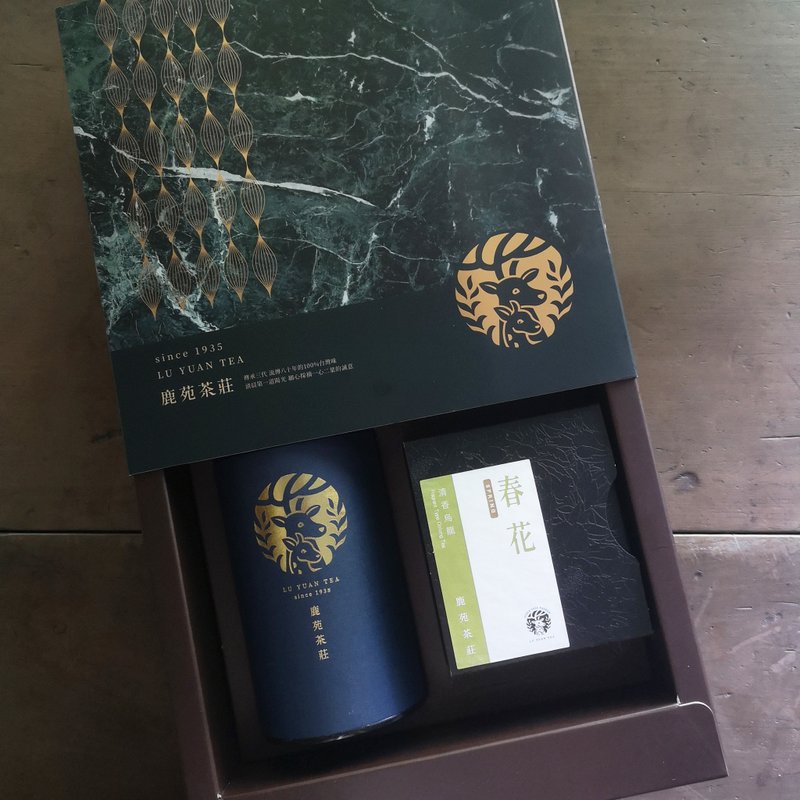 春季花香【台湾茶礼盒】-茶溢花香-茉莉花香片散茶+清香乌龙茶包 - 茶 - 其他材质 