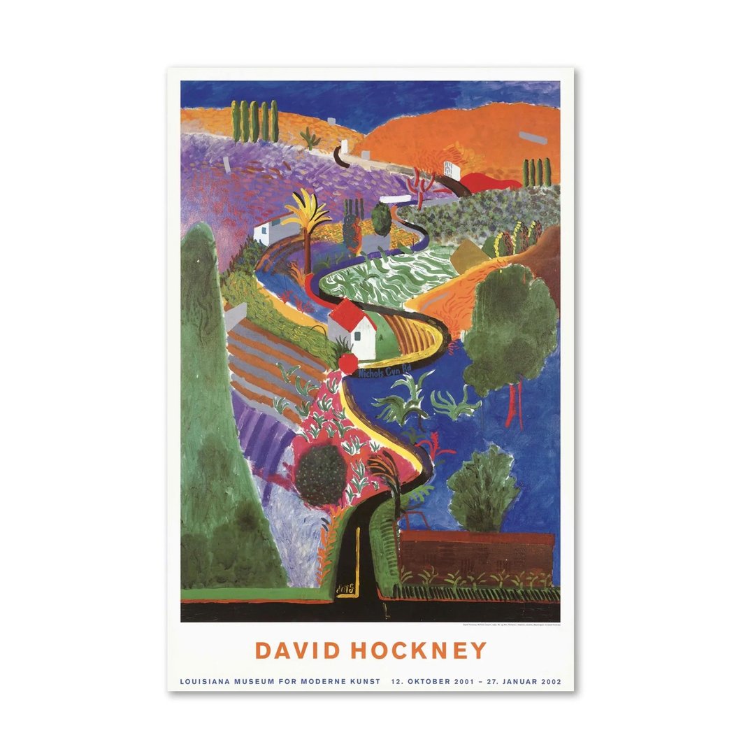 【原版海报】David Hockney/  尼科尔斯峡谷 - 海报/装饰画/版画 - 纸 